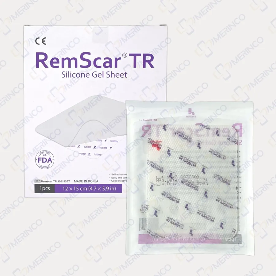 Miếng dán silicone trị sẹo lồi, sẹo thâm RemScar® TR 12cmx15cm