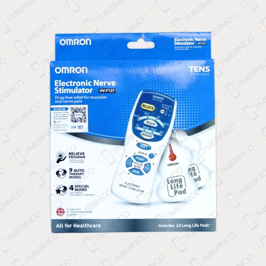 Máy massage xung điện trị liệu Omron HV-F127