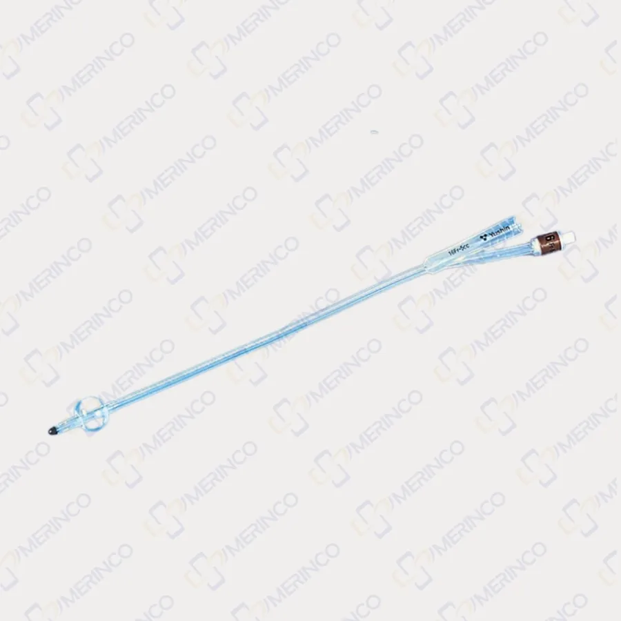 Ống thông tiểu sonde tiểu foley silicon 2 nhánh sử dụng dài ngày Yushin