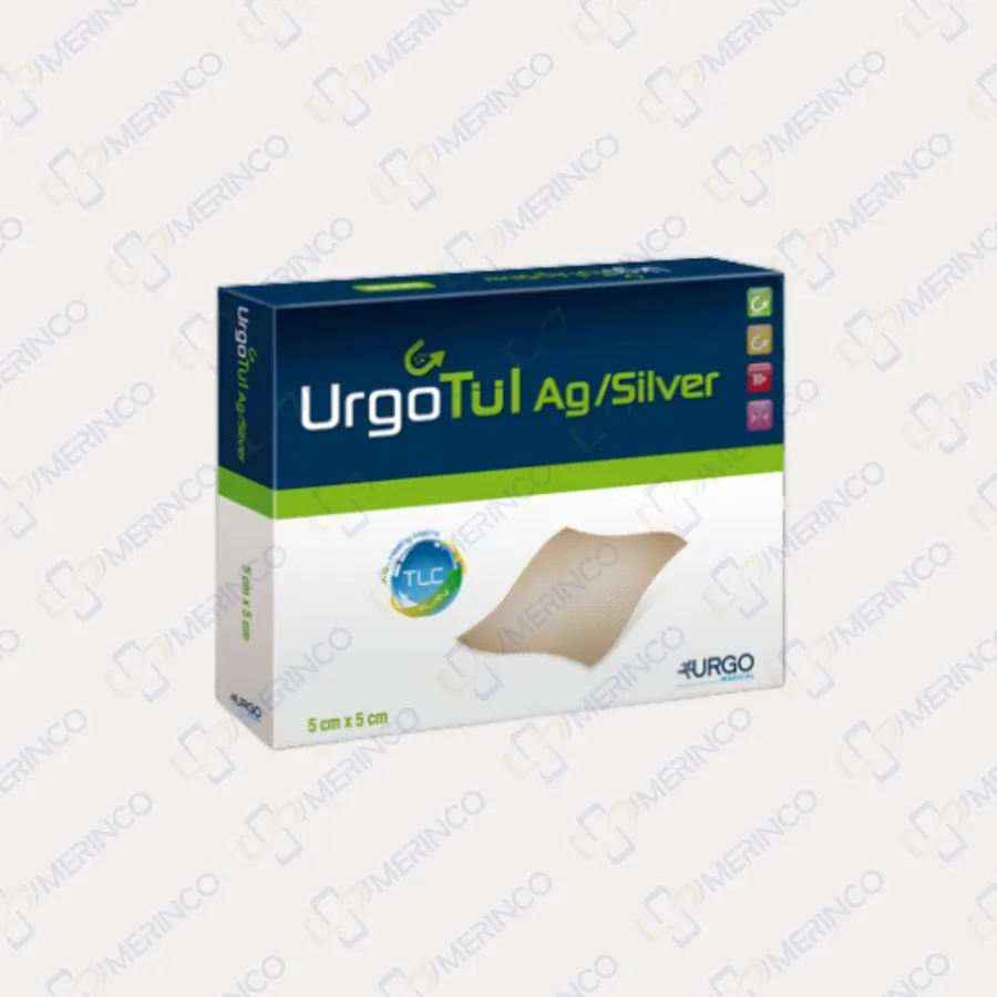 Gạc lưới tẩm bạc UrgoTul Ag/Silver 5cmx5cm